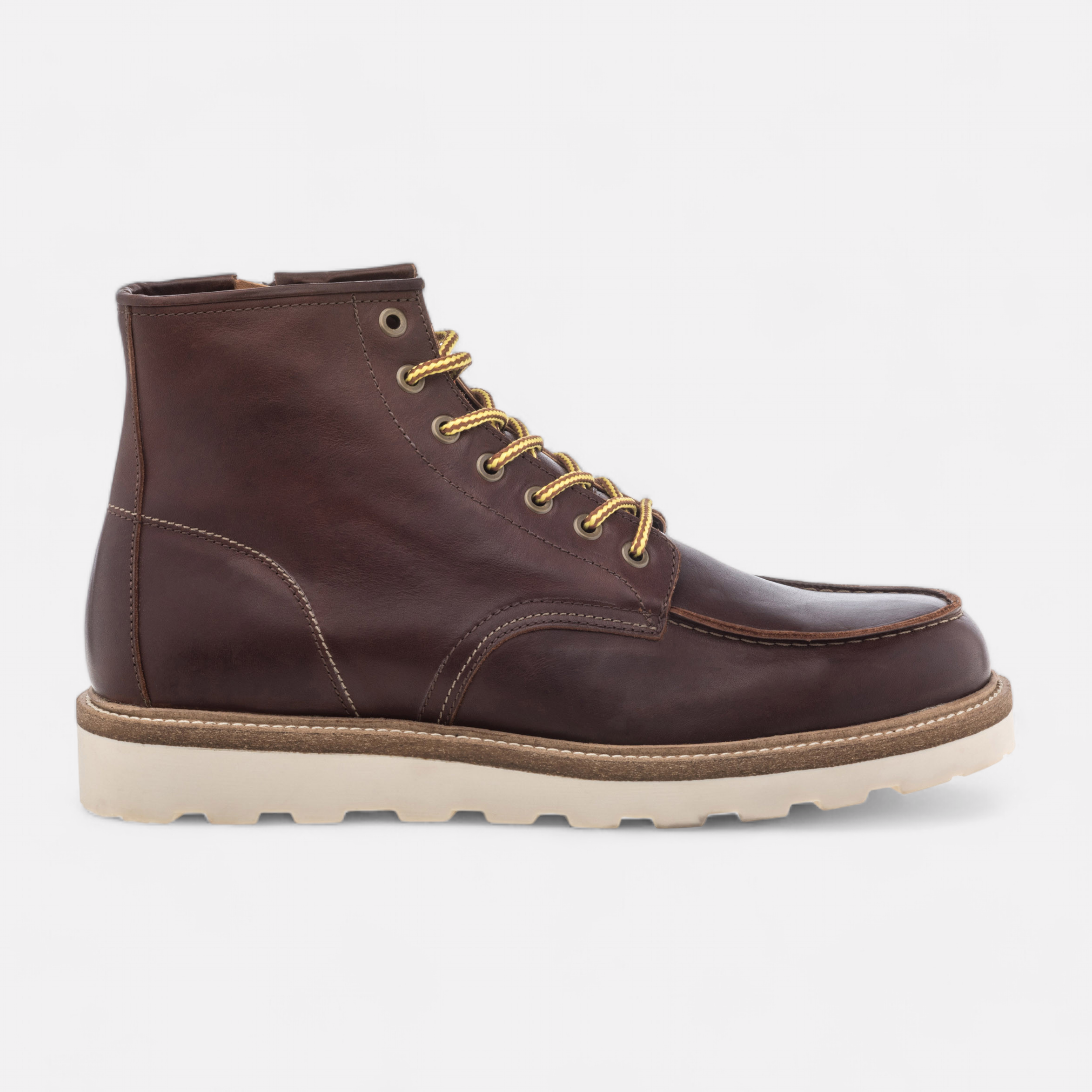 Boots Homme en cuir marron France FR