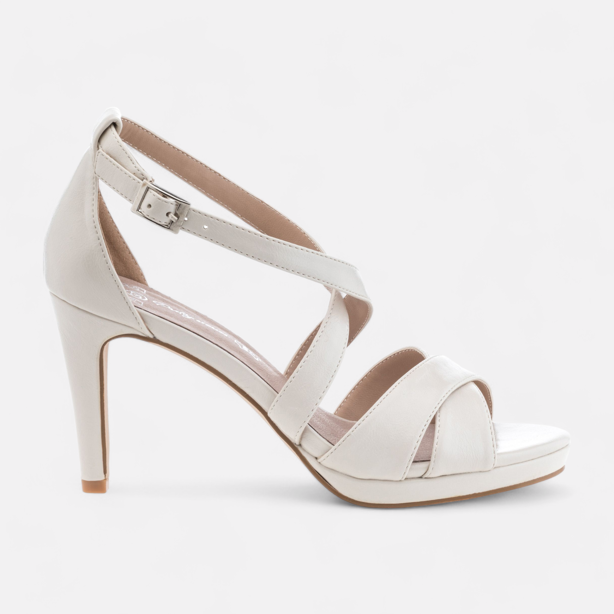 Nu pieds a talon Femme beige France FR