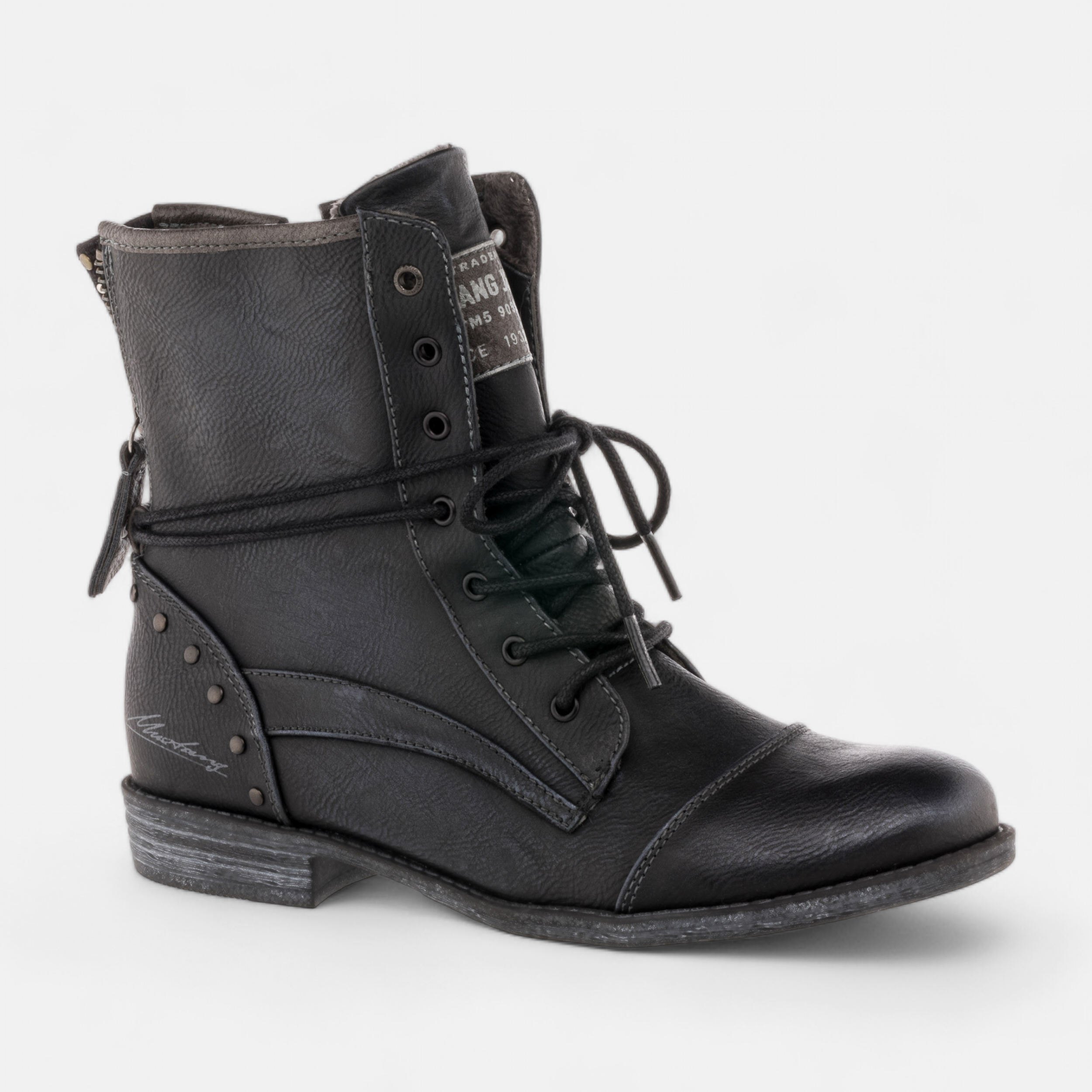 Bottines à lacets femme mustang shop