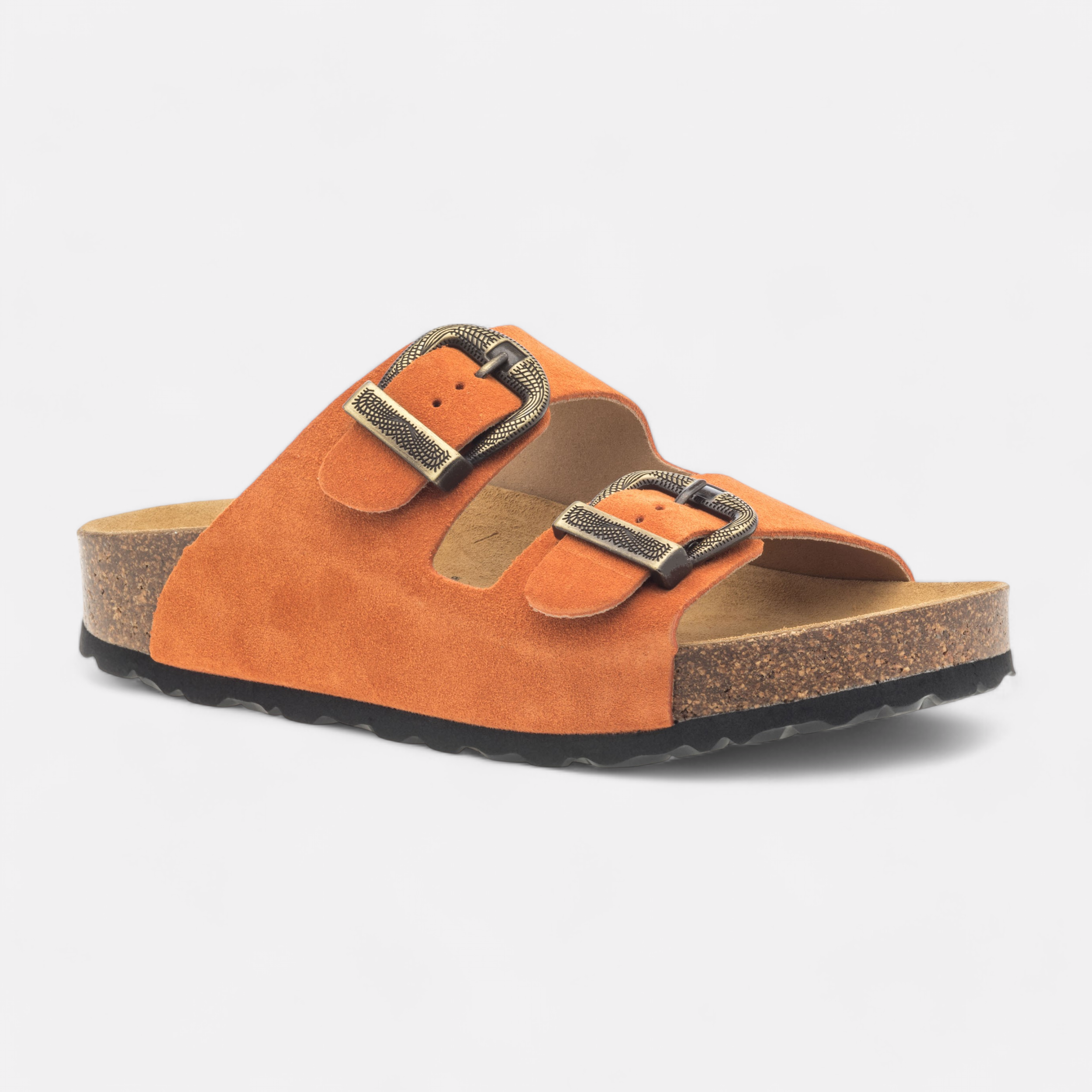 Chaussure compensée orange deals