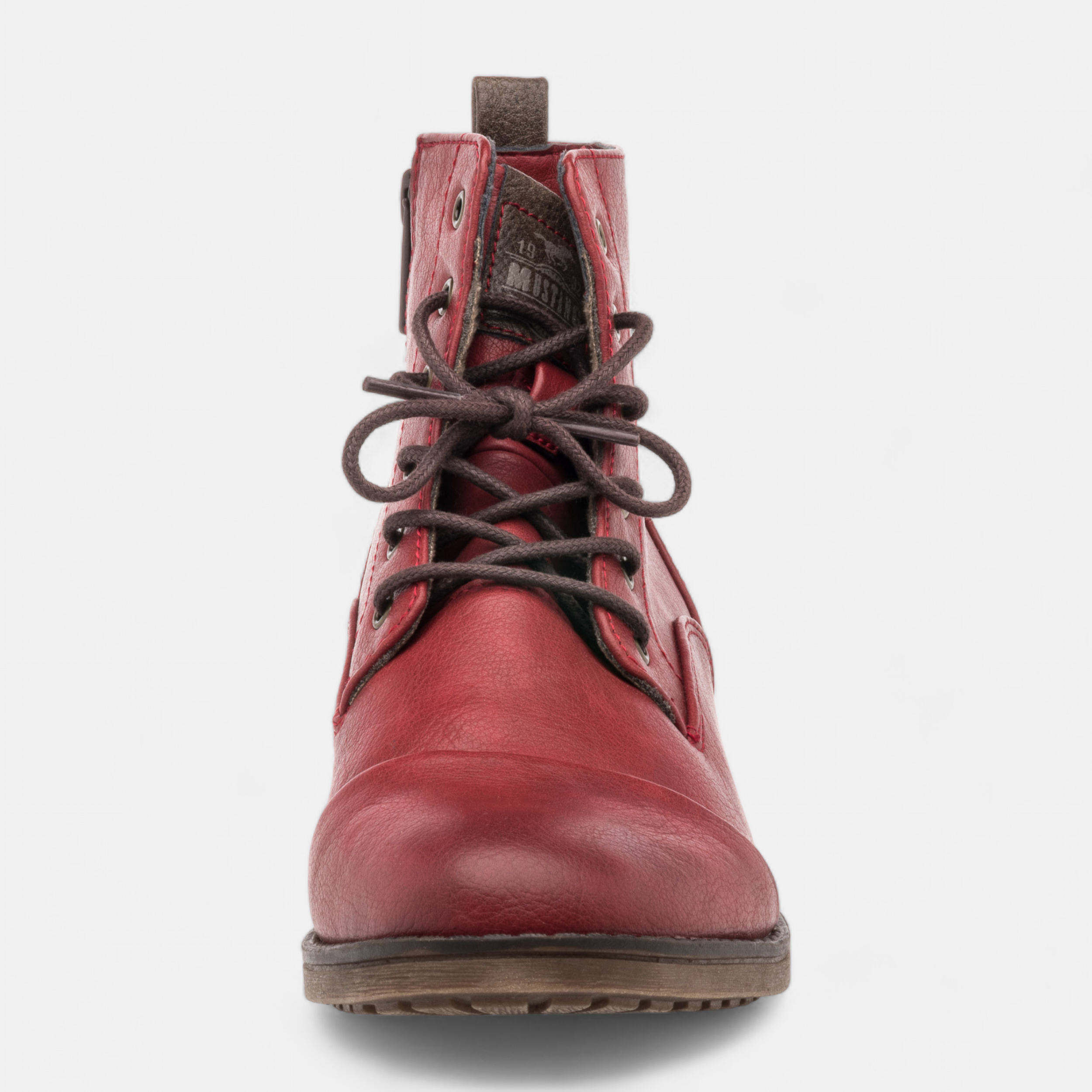 Bottines a lacets Femme rouge France FR