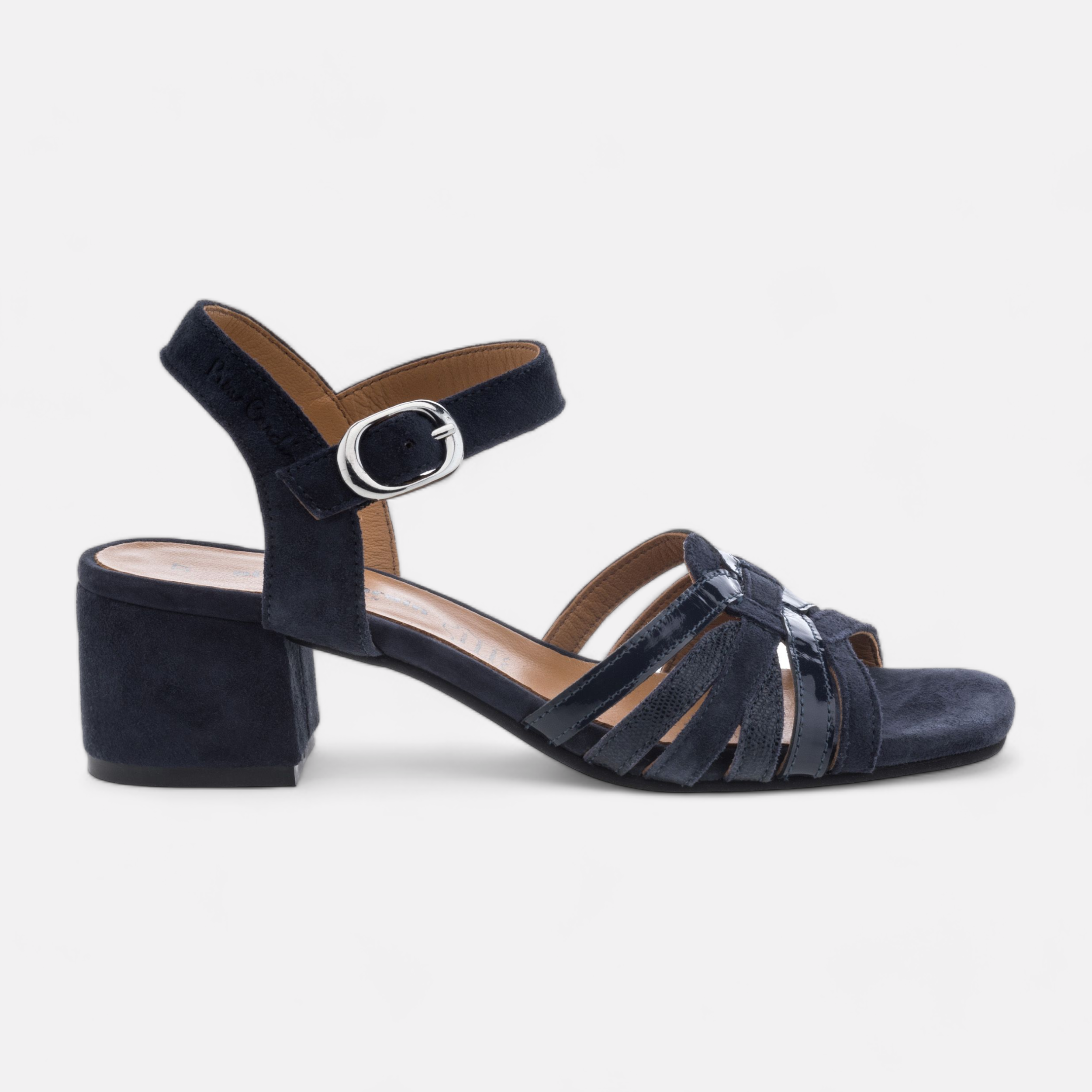 Nu pied talon bleu marine 2025