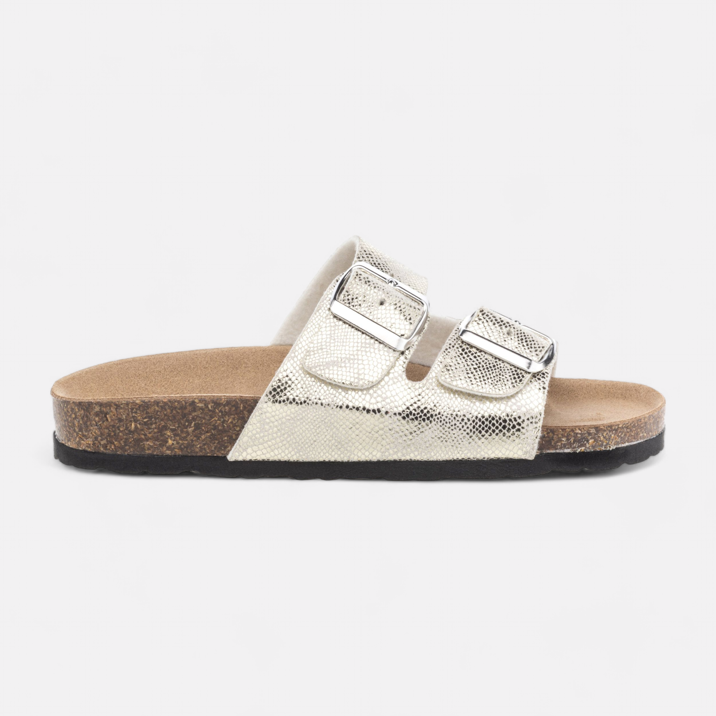 Mules semelle liege Femme or France FR