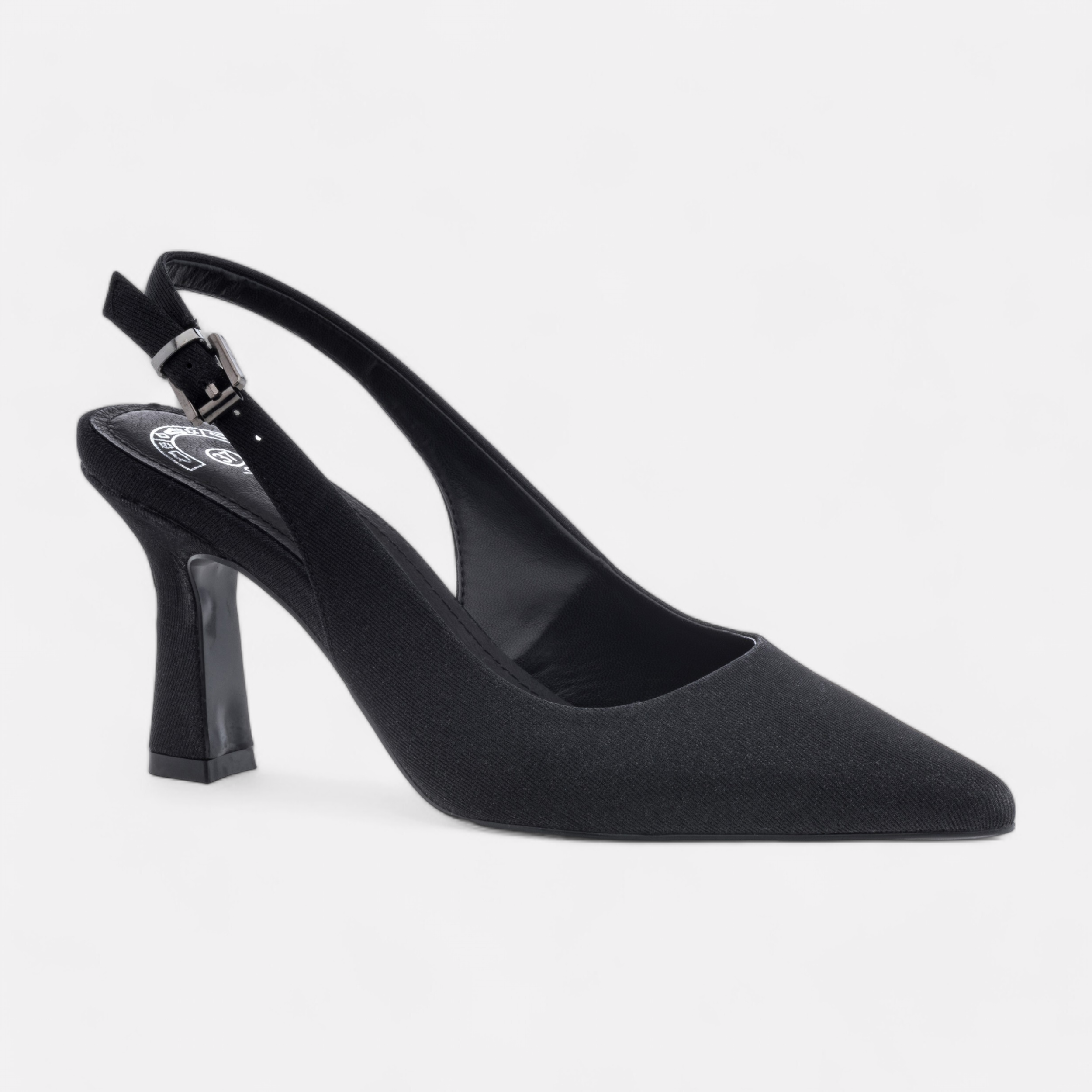 Escarpins avec bride arriere a talon Femme noir France FR