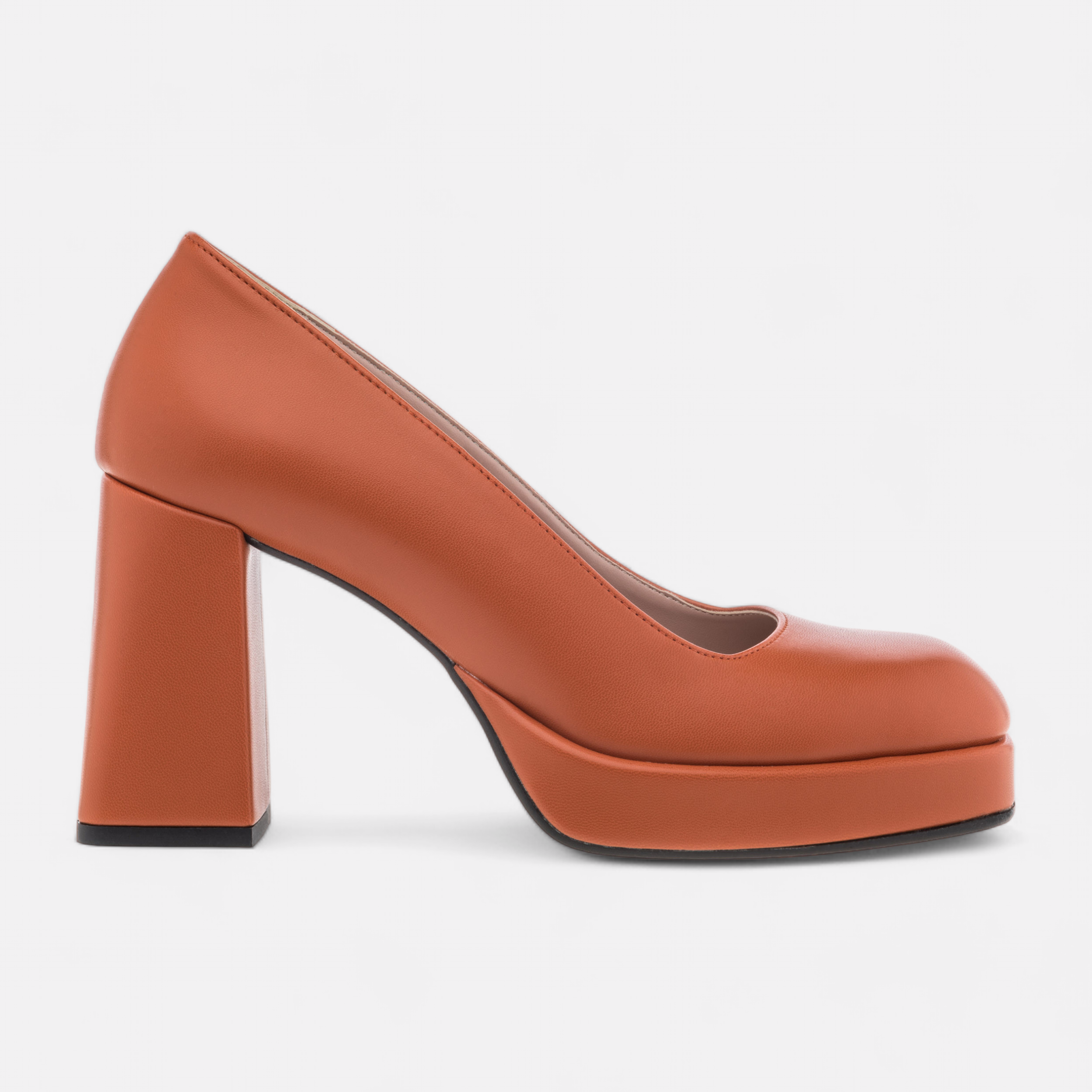 Escarpin orange femme shop