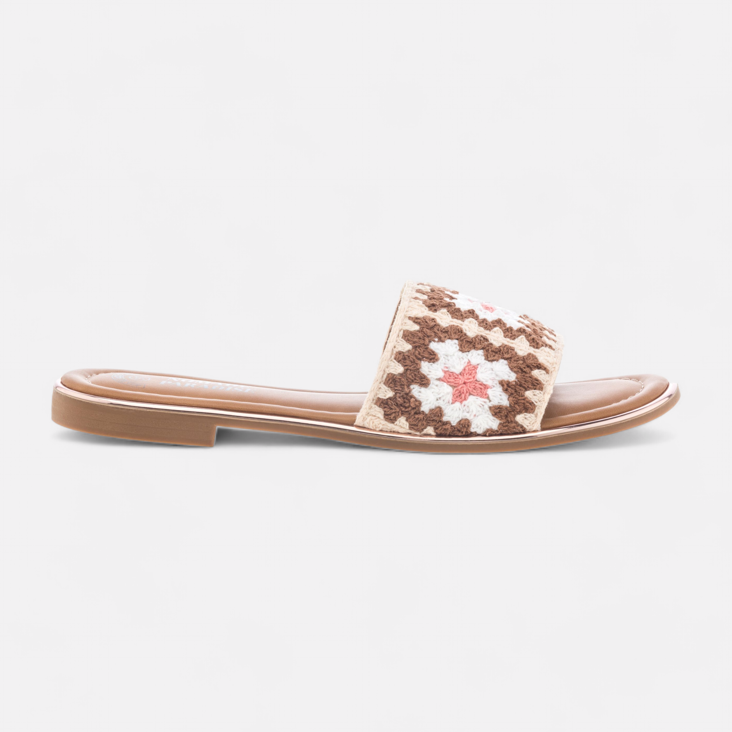 Mules plates Femme beige France FR