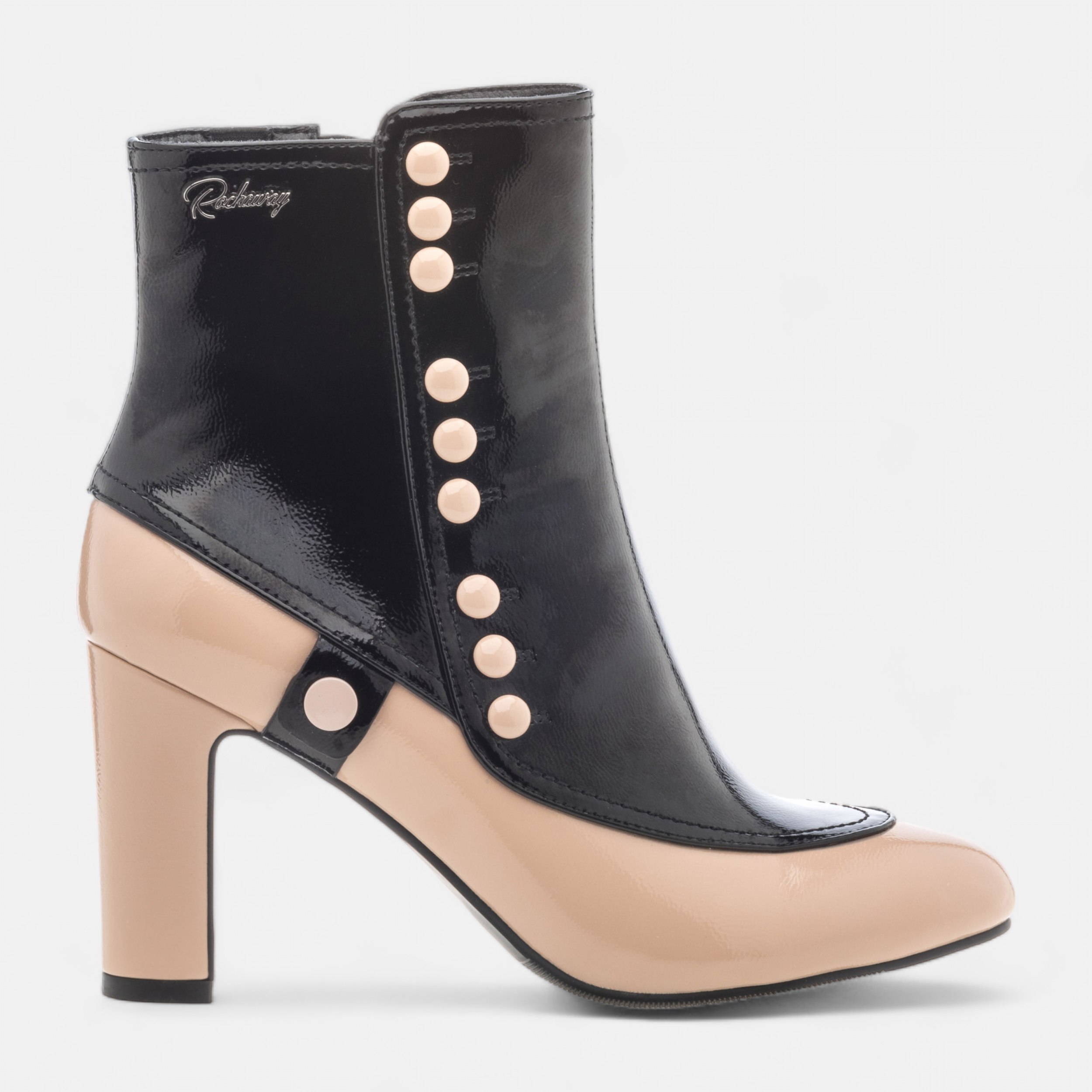 Bottines a talon femme noir sales