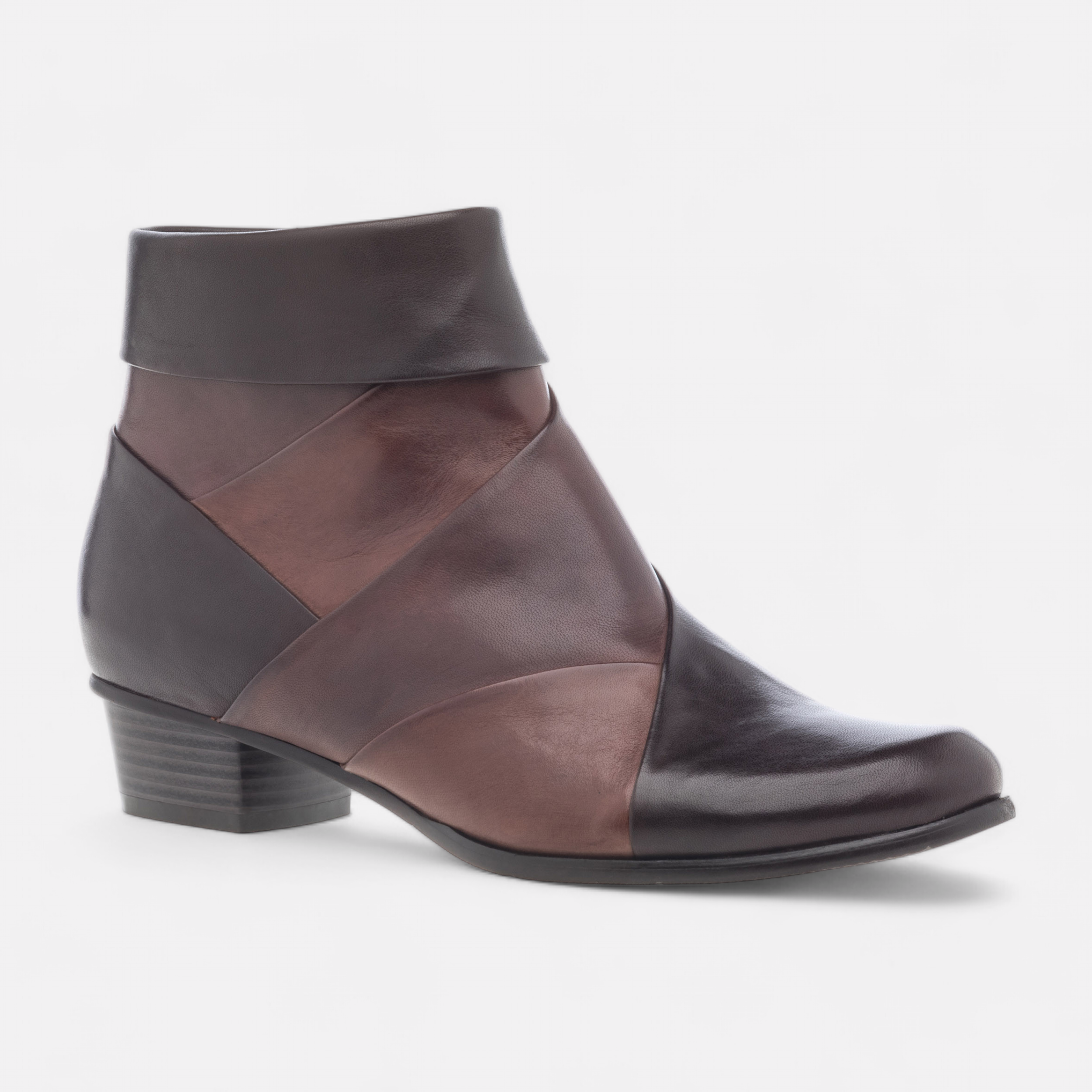 Bottines Femme en cuir marron France FR