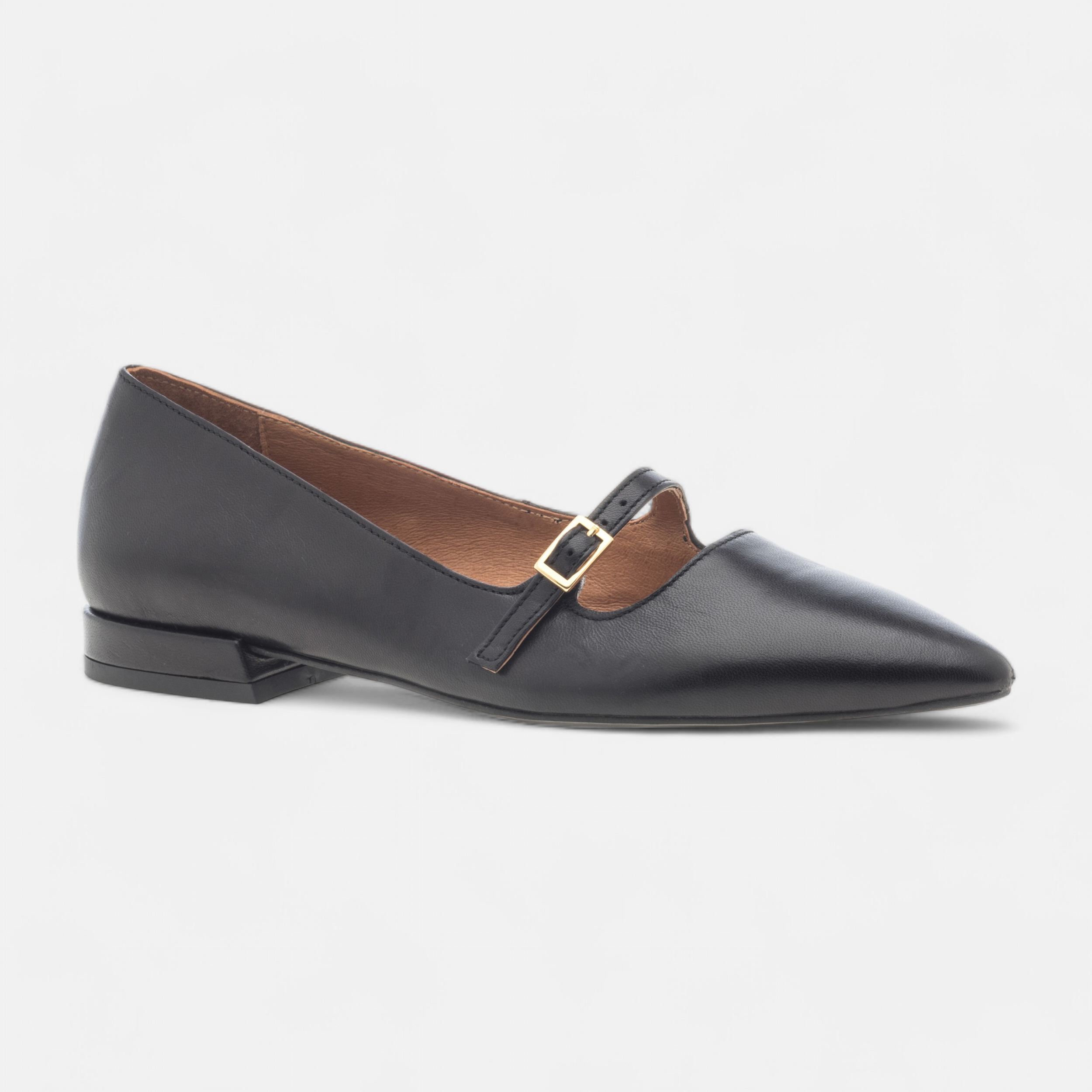Ballerines Femme en cuir noir France FR