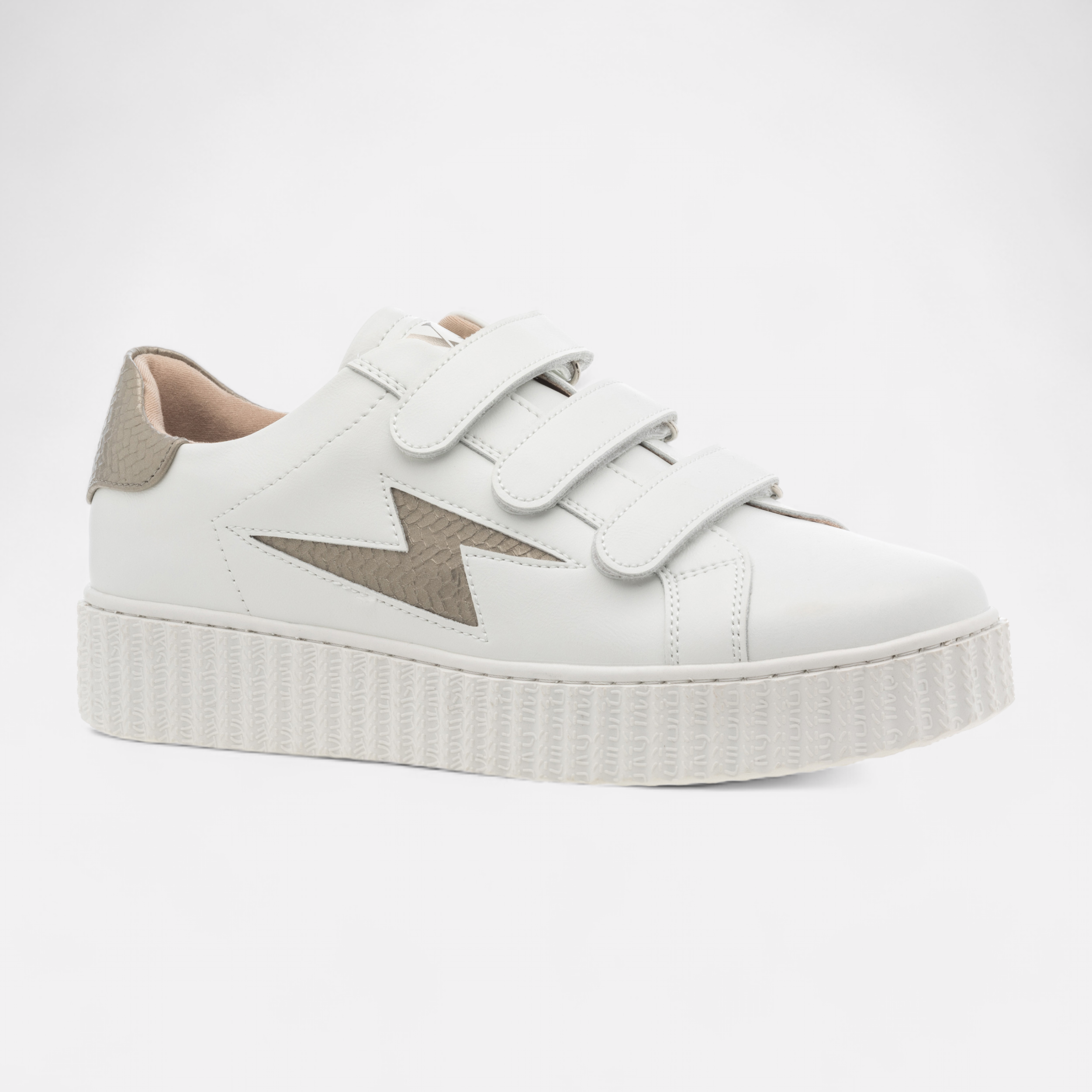 Basket blanche femme talon compensé sales