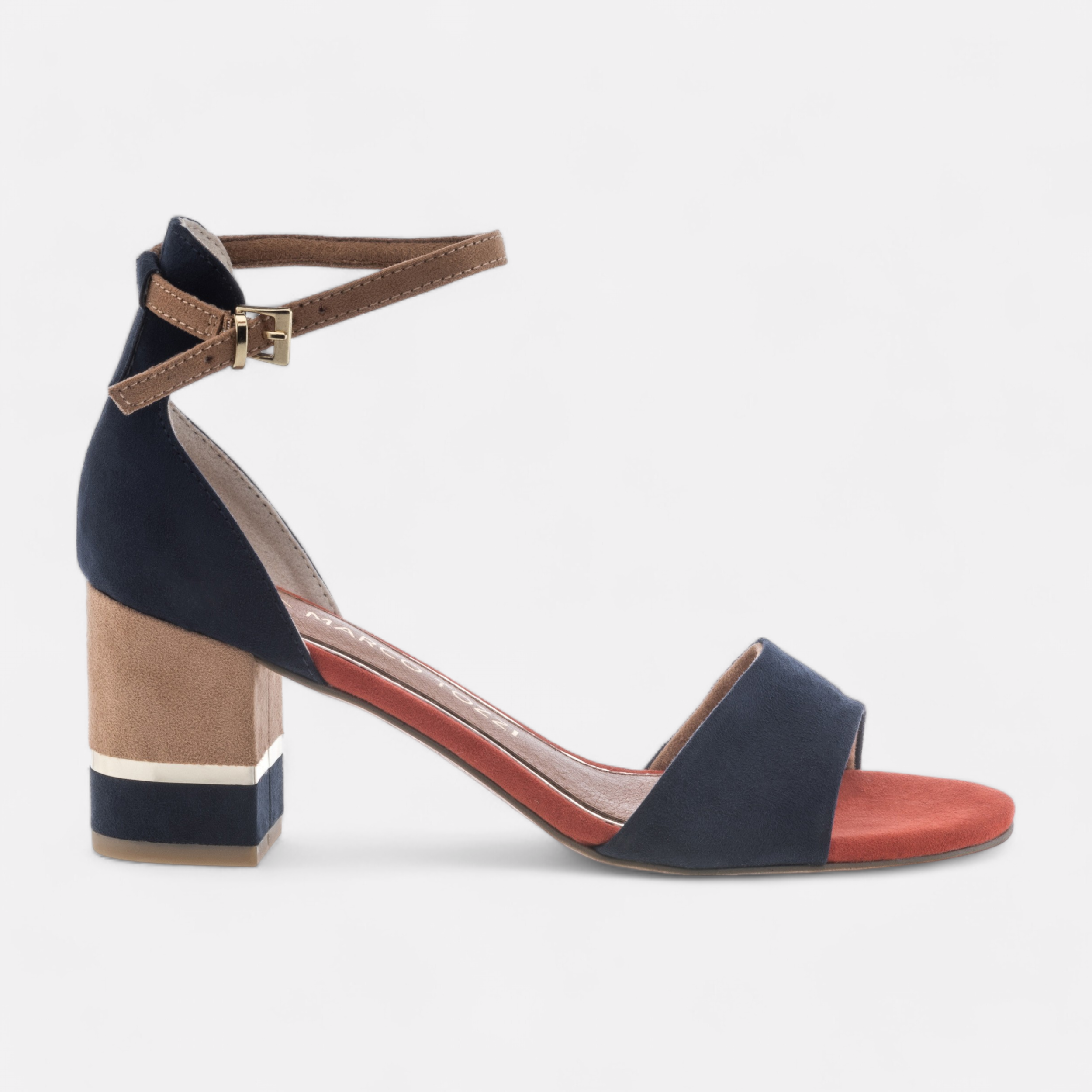 Nu pieds a talon Femme bleu marine France FR