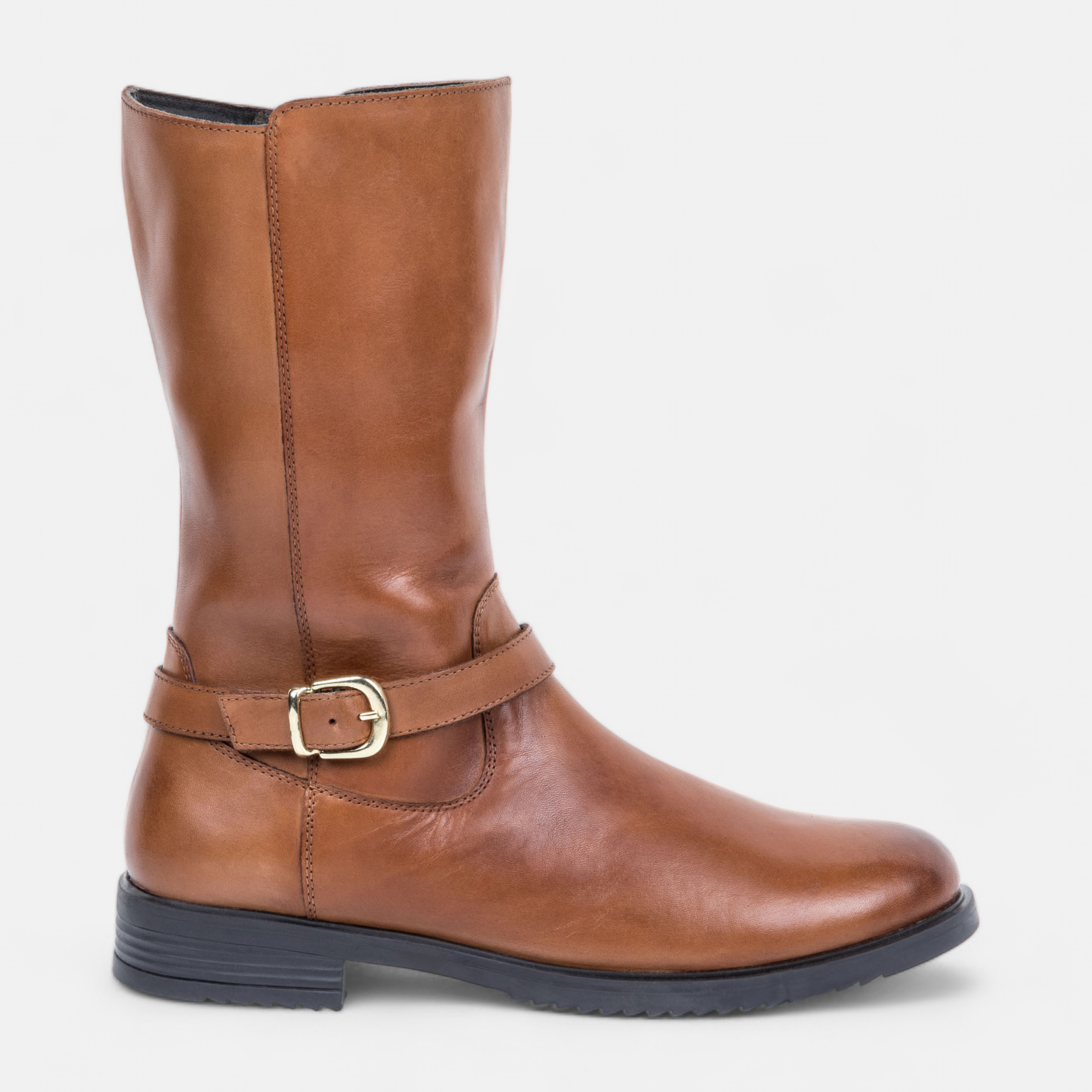 Bottes Enfant en cuir cognac France FR