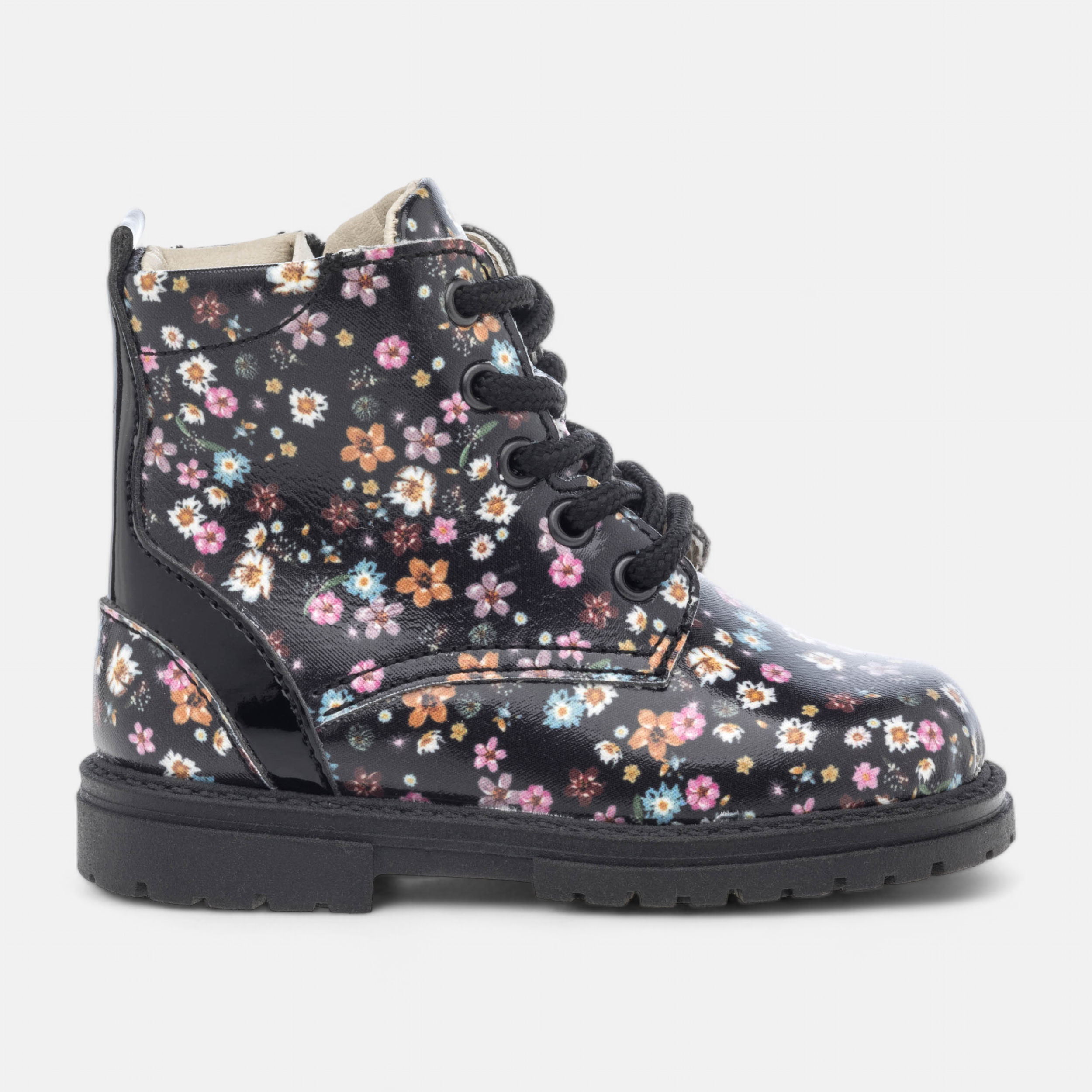 Boots Enfant en cuir noir France FR