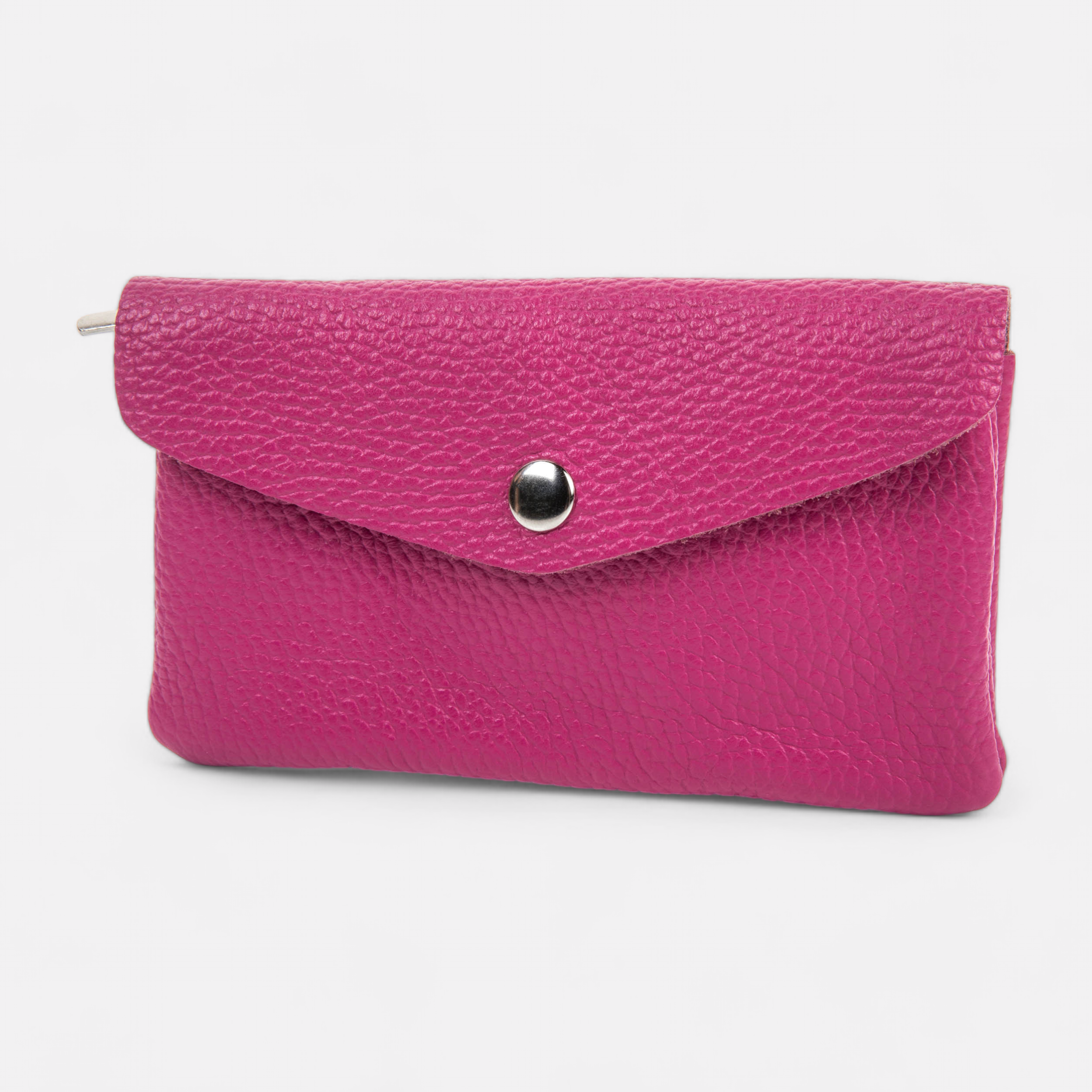Petite maroquinerie en cuir fuchsia France FR