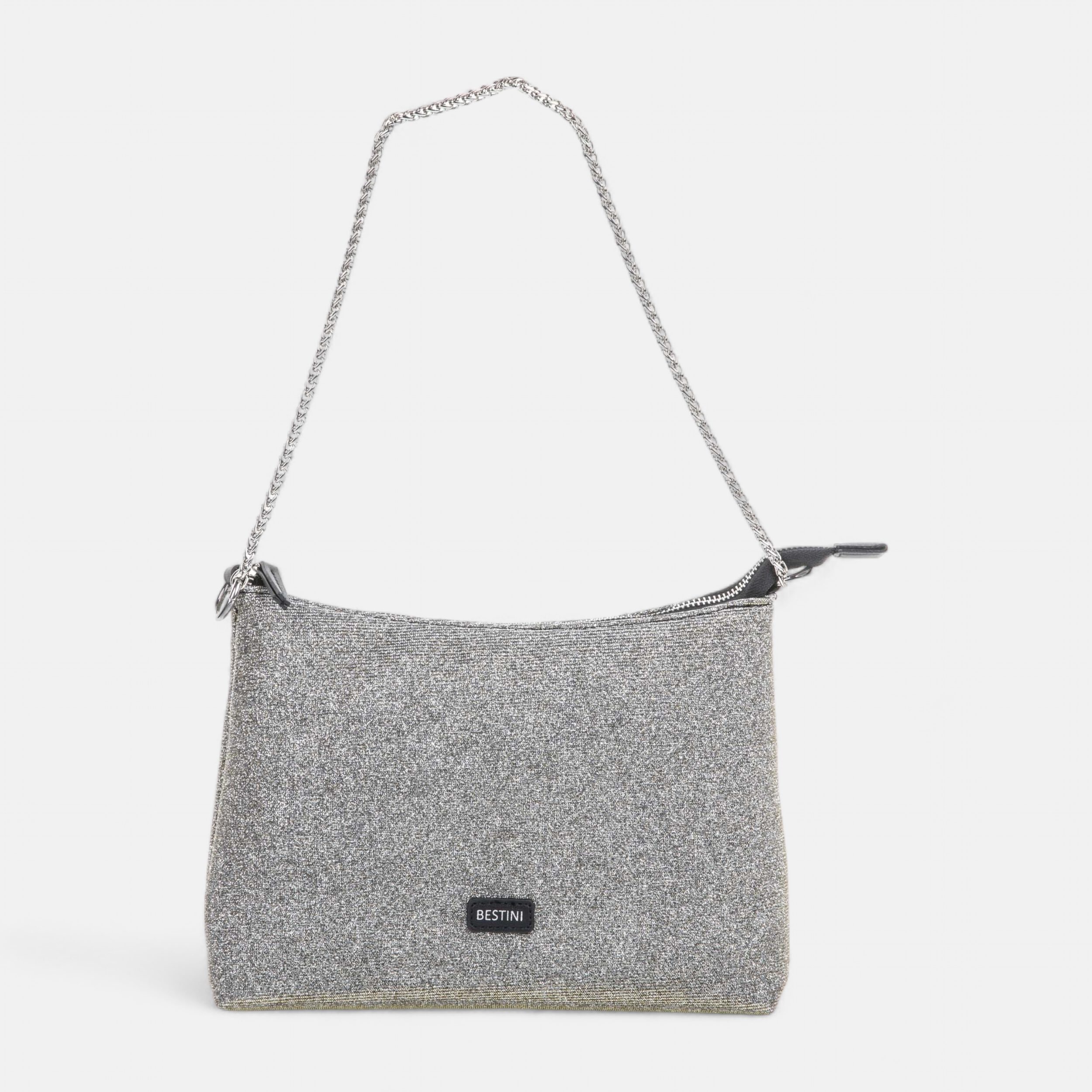 Sac bandoulière femme argent discount