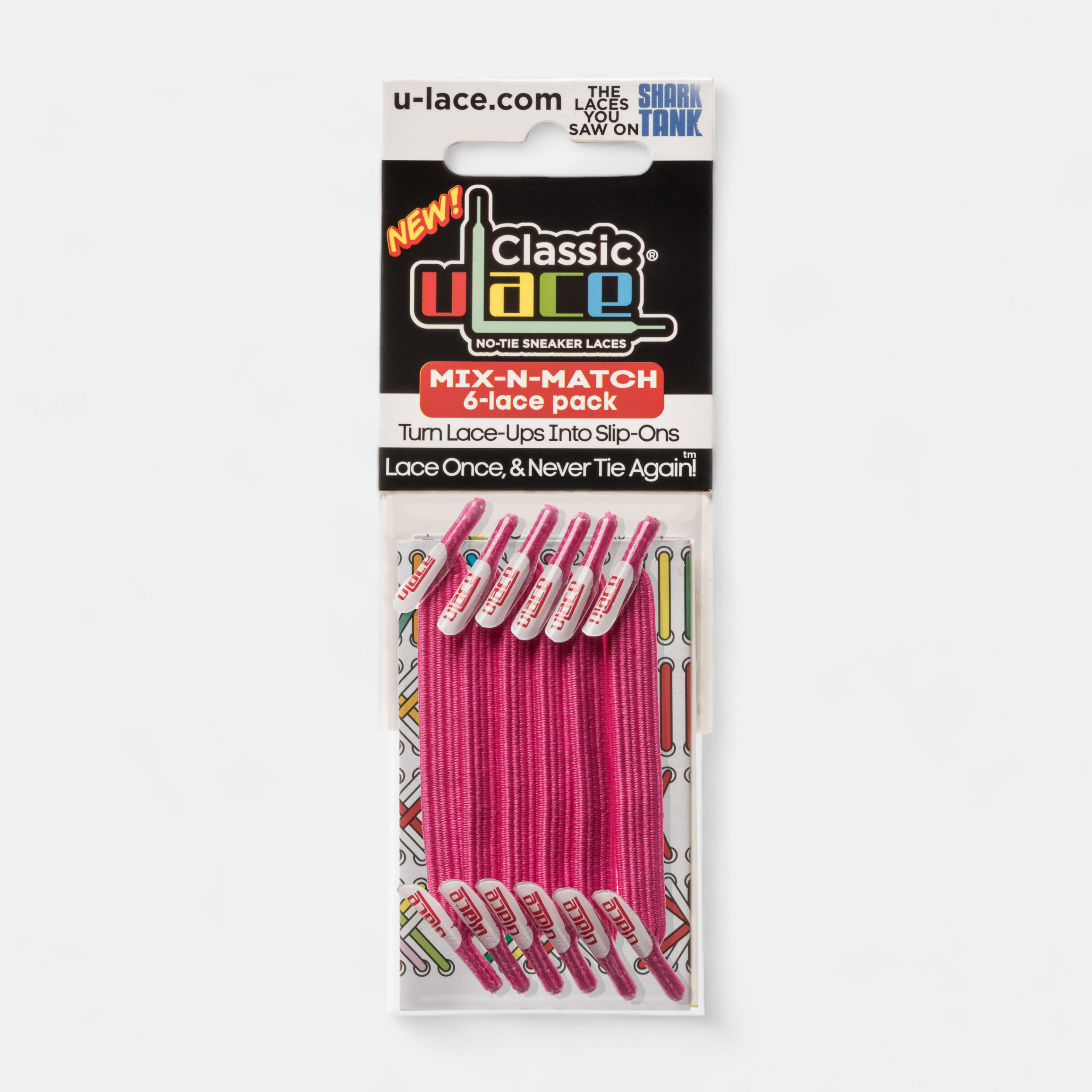 Lacets elastiques ulace rose France FR